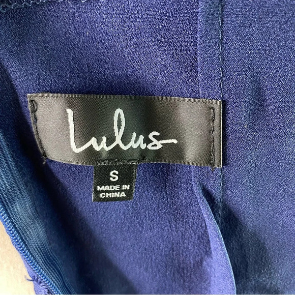 Lulus Blue Lace Dress - Picture 7 of 8